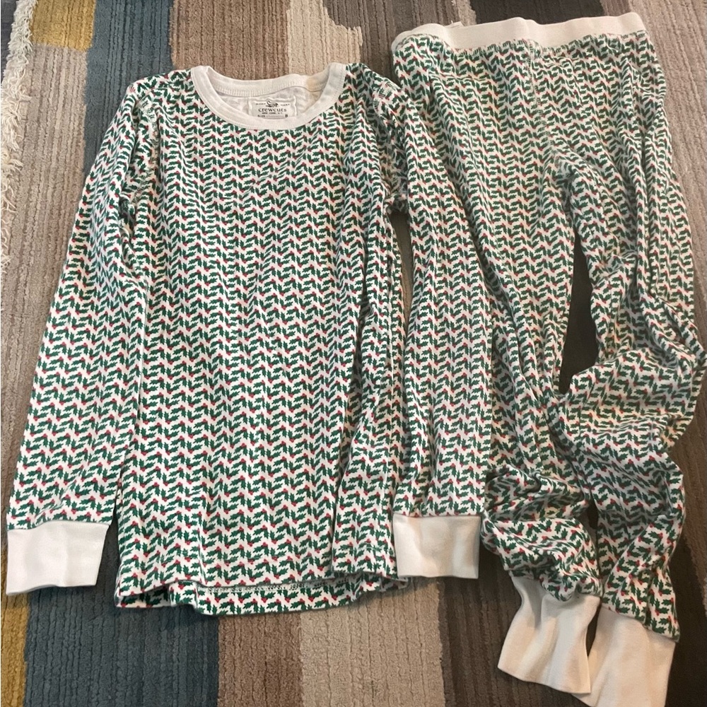 Crewcuts. J. Crew. Christmas Pajamas. Sz. 8